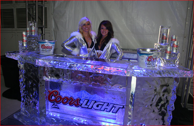 Ice sculpture delivered in Jupiter