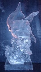 Ice sculpture delivered in Jupiter